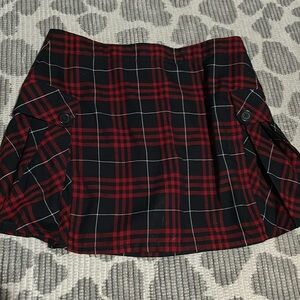 Plaid skort